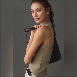 Anthropologie Pilcro Tan Sleeveless Top